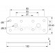 CONNECTION BAR 100x40 / GALVANIZED CONNECTION BARS